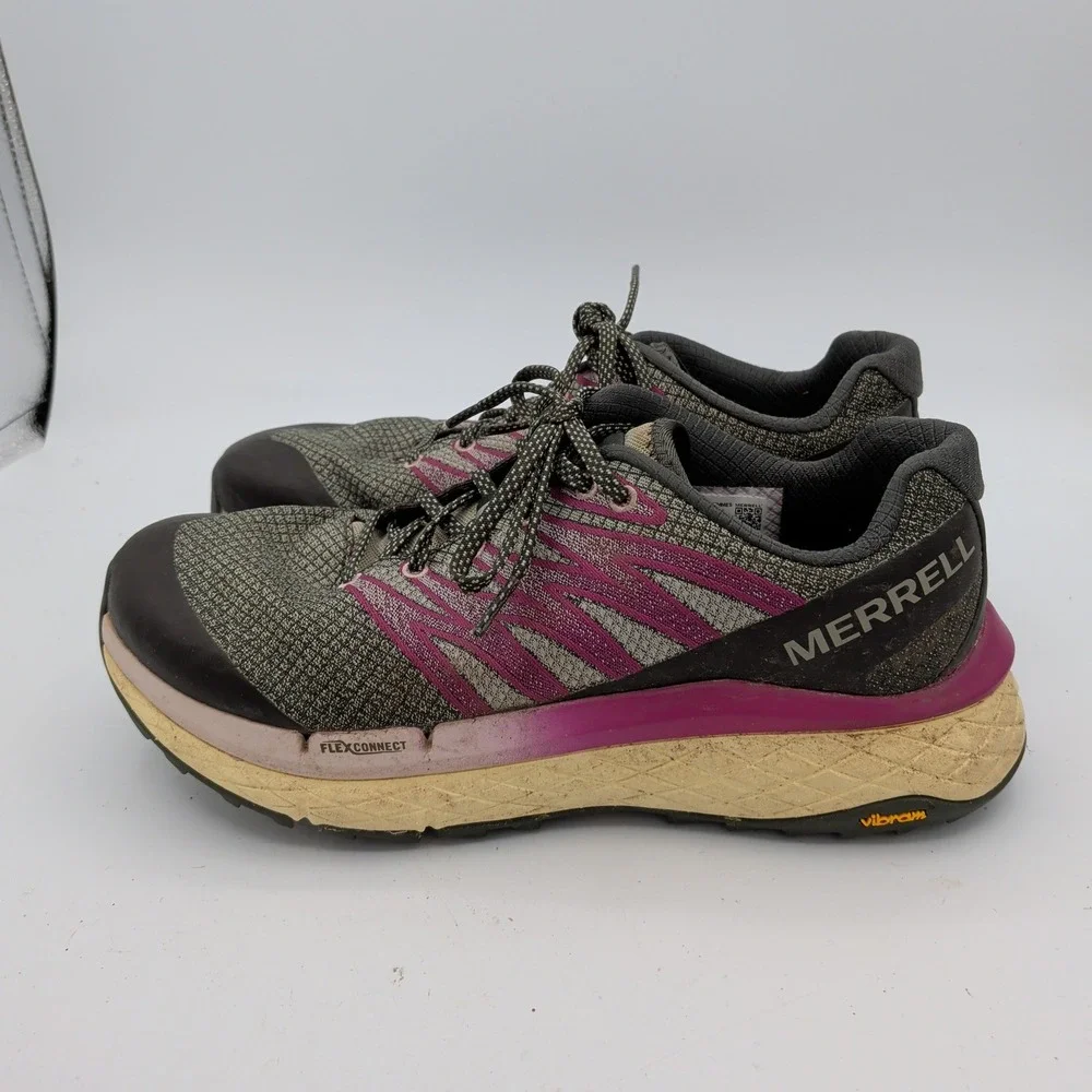 Merrell Agility Peak 4 Womens Trail Running Shoes Granite Berry J067220 Size 9.5